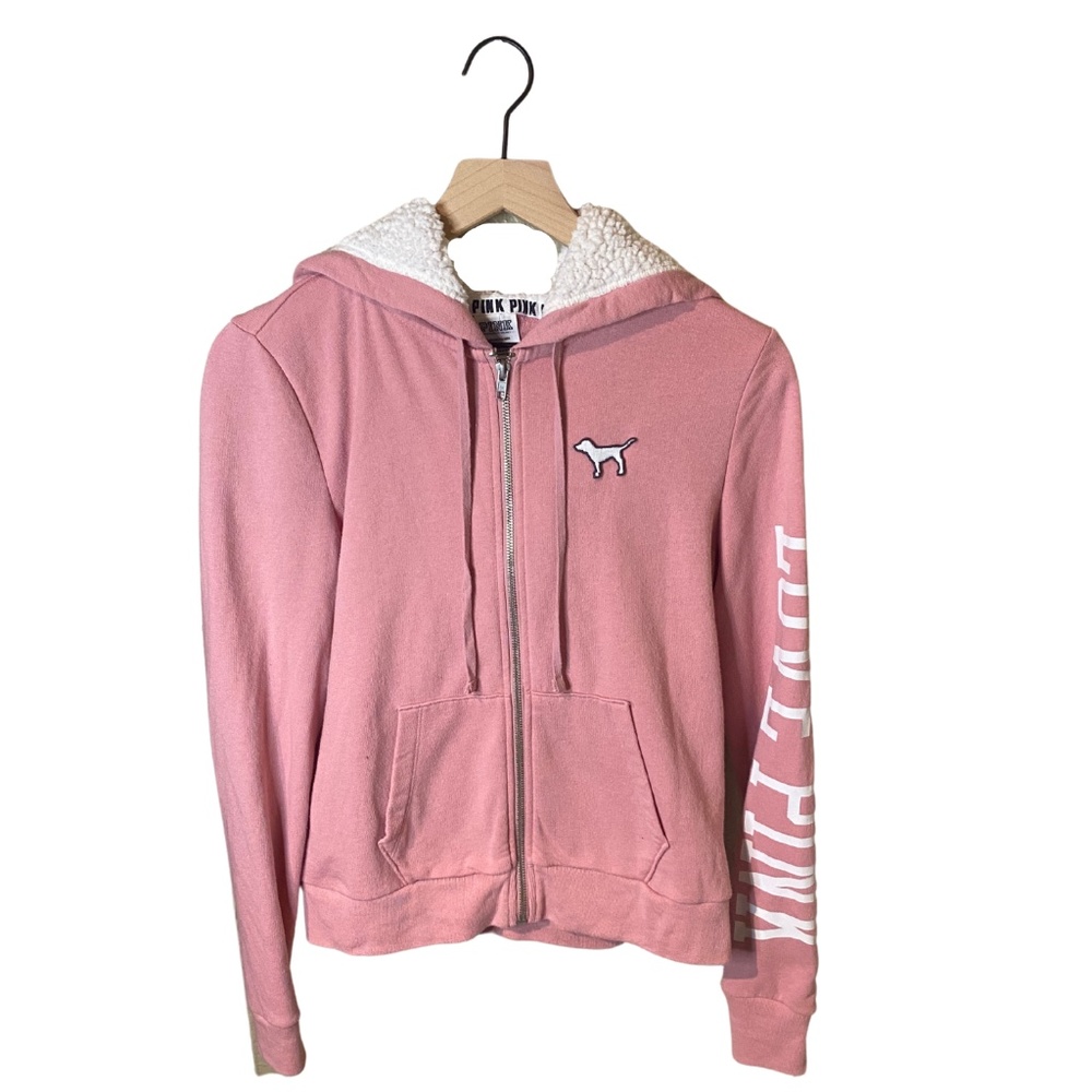 Victoria's Secret PINK Hoodie Full Zip Fleece Jacket Hoodie